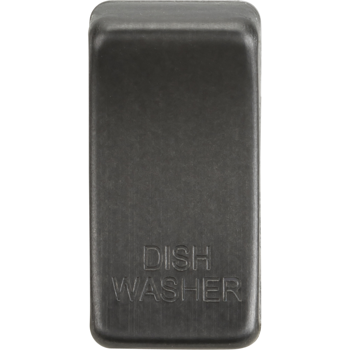 Knightsbridge GDDISHSB Switch cover "marked DISHWASHER" smoked bronze