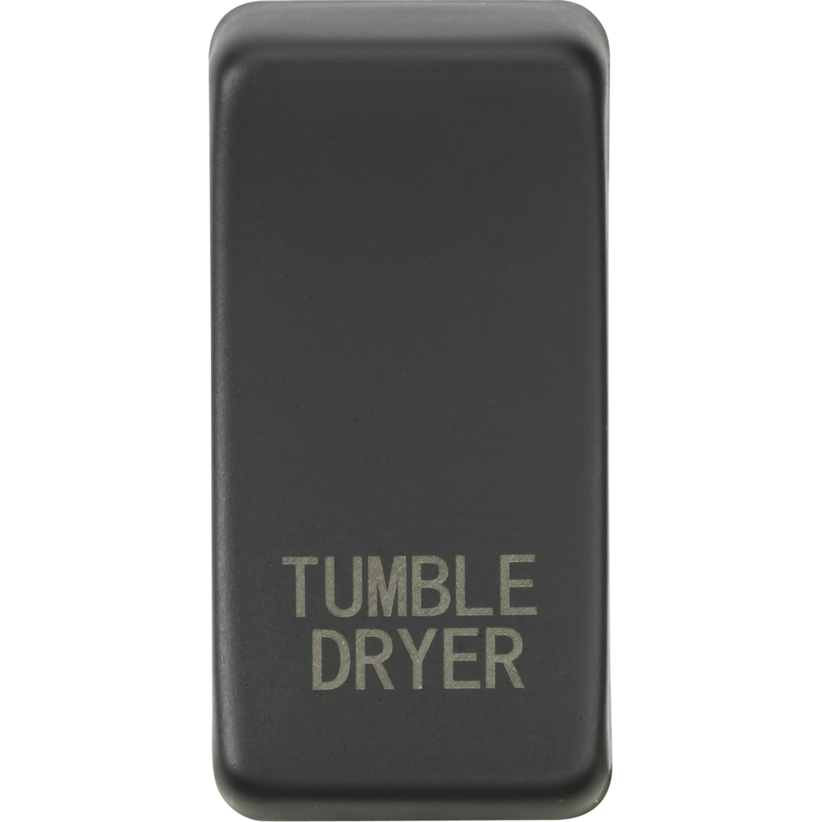 Knightsbridge GDDRYAT Switch cover "marked TUMBLE DRYER" anthracite