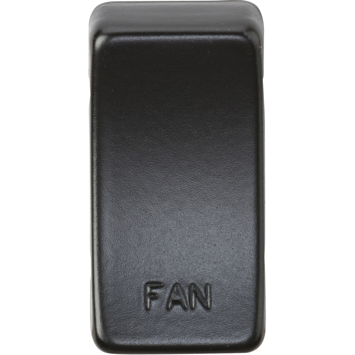 Knightsbridge GDFANMB Switch cover "marked FAN" matt black