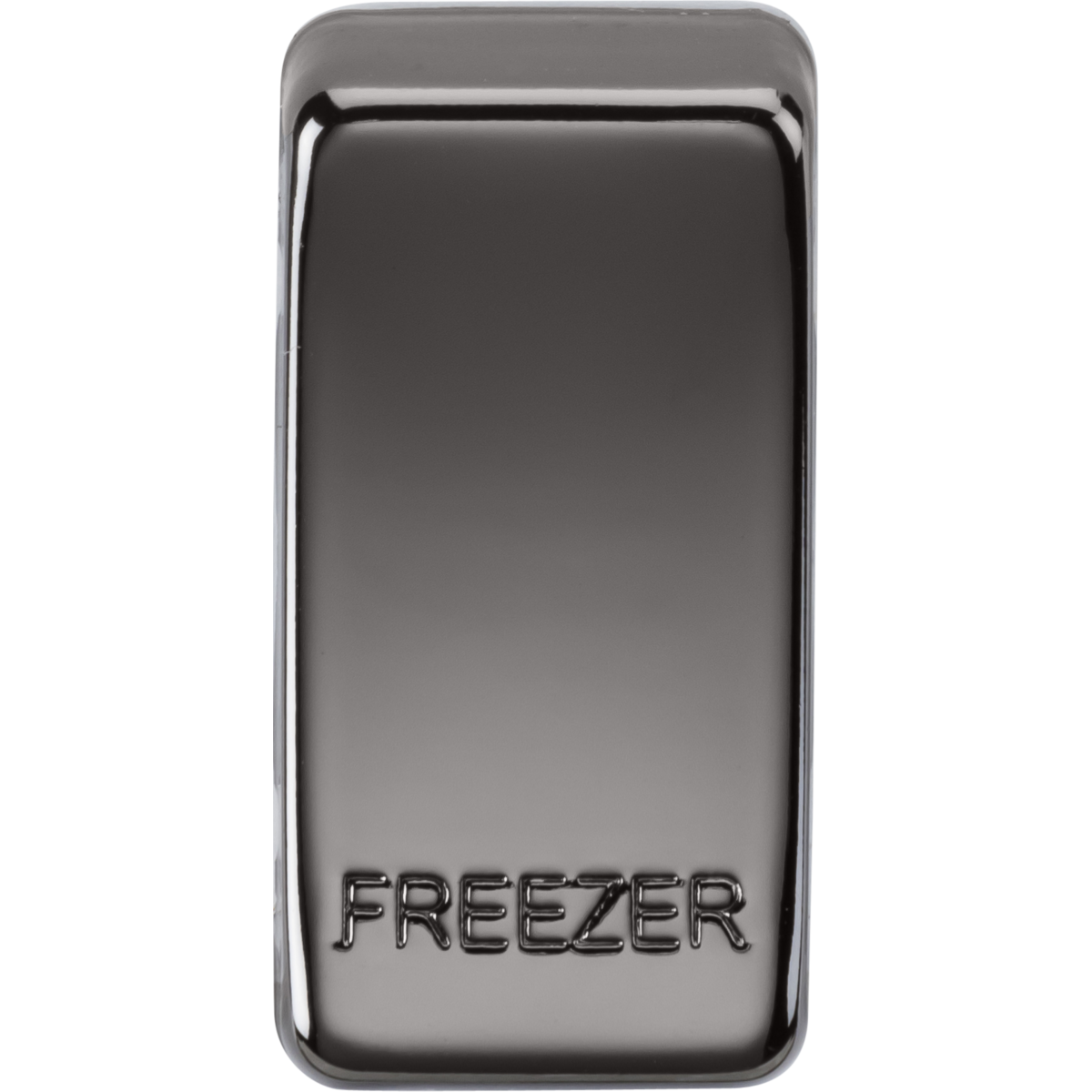 Knightsbridge GDFREEZERBN Switch cover "marked FREEZER" black nickel