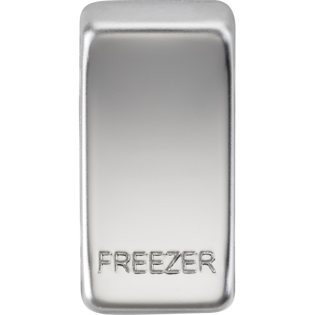 Knightsbridge GDFREEZERPC Switch cover "marked FREEZER" polished chrome