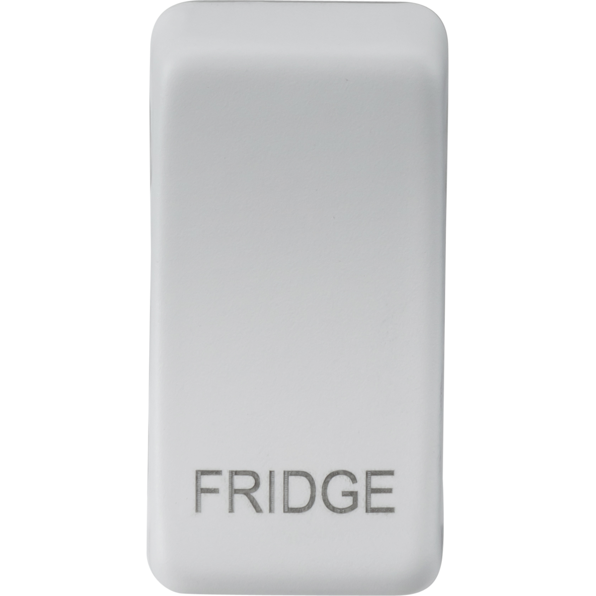 Knightsbridge GDFRIDGEMW Switch cover "marked FRIDGE" matt white
