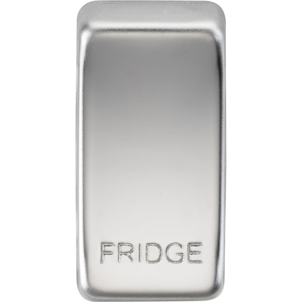 Knightsbridge GDFRIDGEPC Switch cover "marked FRIDGE" polished chrome