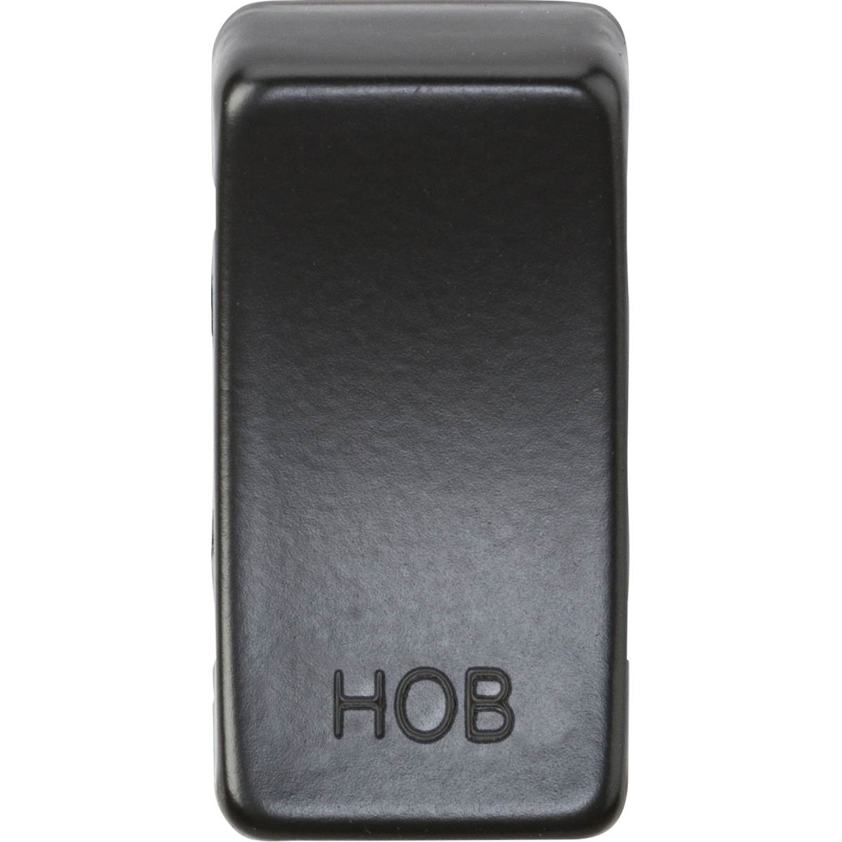 Knightsbridge GDHOBMB Switch cover "marked HOB" matt black