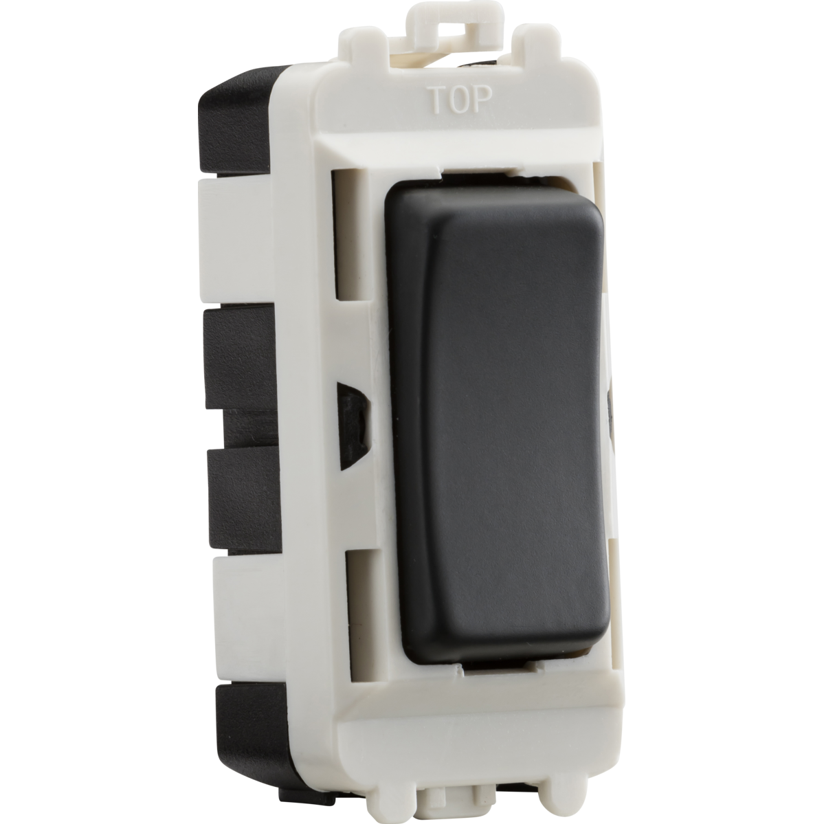 Knightsbridge GDM004AT 20AX 2 way SP module (centre off) - anthracite