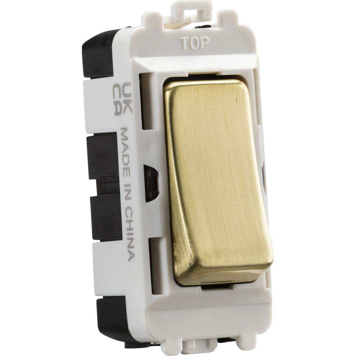 Knightsbridge GDM005BB 20AX intermediate module - brushed brass
