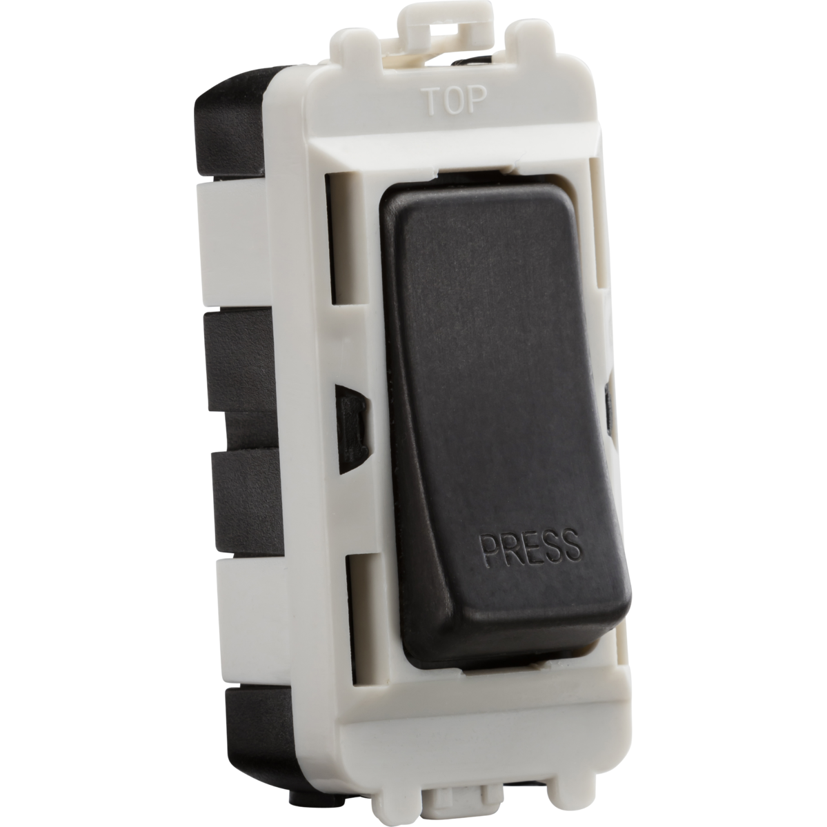 Knightsbridge GDM006SB 20AX 2 way retractive SP module (marked PRESS) - smoked bronze