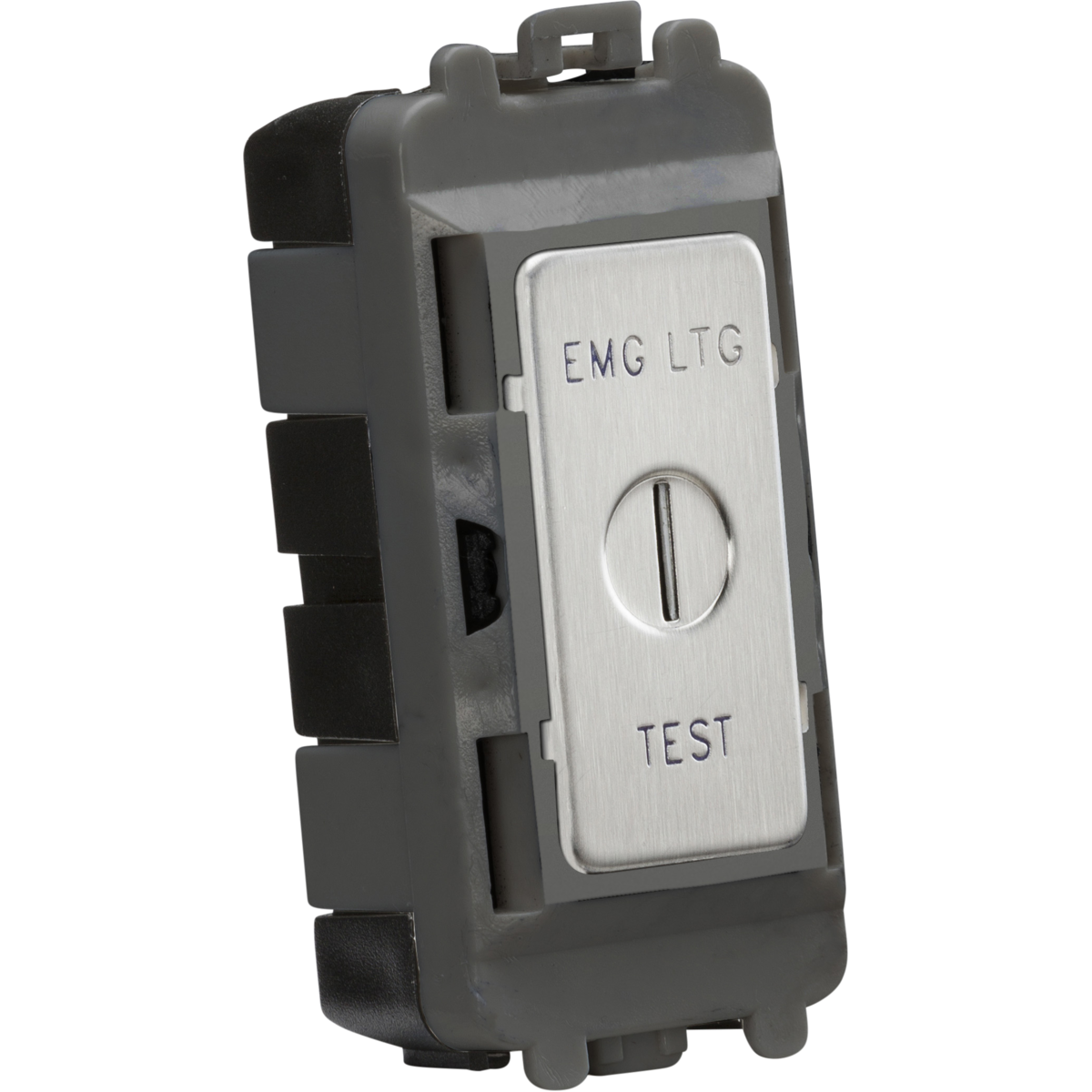 Knightsbridge GDM008BC 20AX DP key module (marked EMG LTG TEST) - brushed chrome