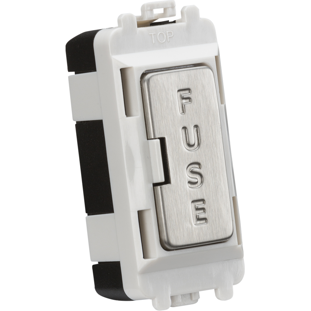 Knightsbridge GDM011BC 13A fused module - brushed chrome