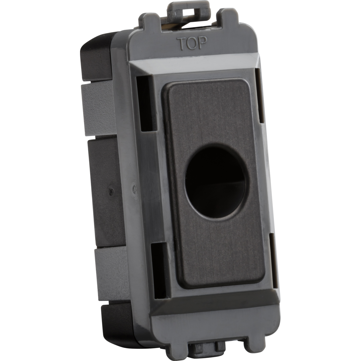 Knightsbridge GDM012SB Flex outlet module (up to 10mm) - smoked bronze