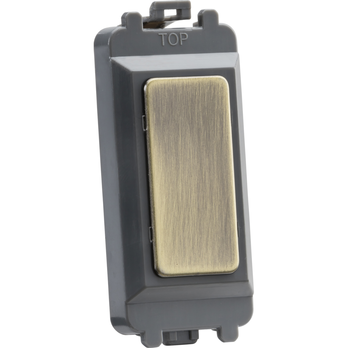 Knightsbridge GDM013AB Blank grid module - antique brass