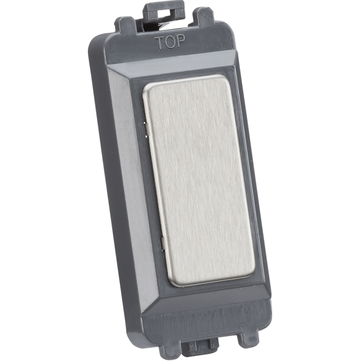 Knightsbridge GDM013BC Blank grid module - brushed chrome