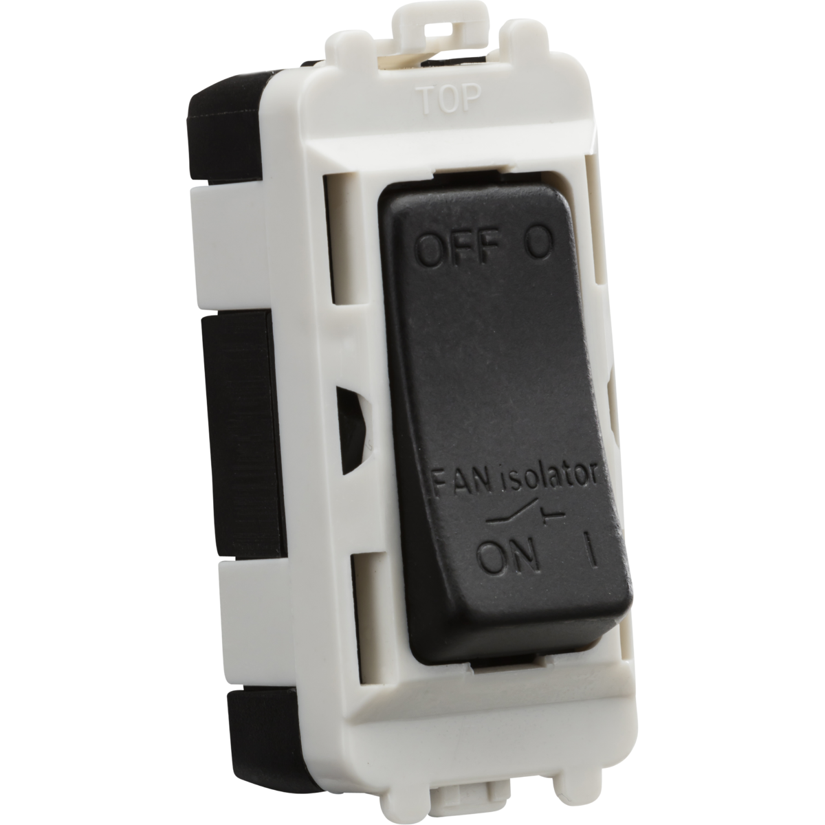 Knightsbridge GDM020MB 10A Fan Isolator Module Matt Black