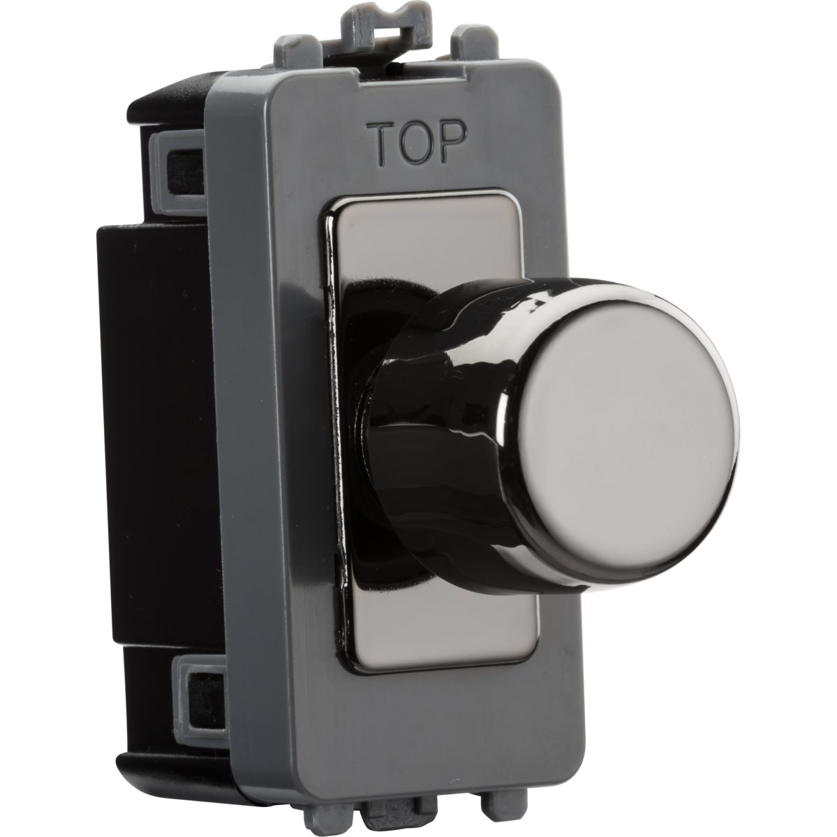 Knightsbridge GDM022BN 6A 1G 2-way Dummy Dimmer Module black nickel