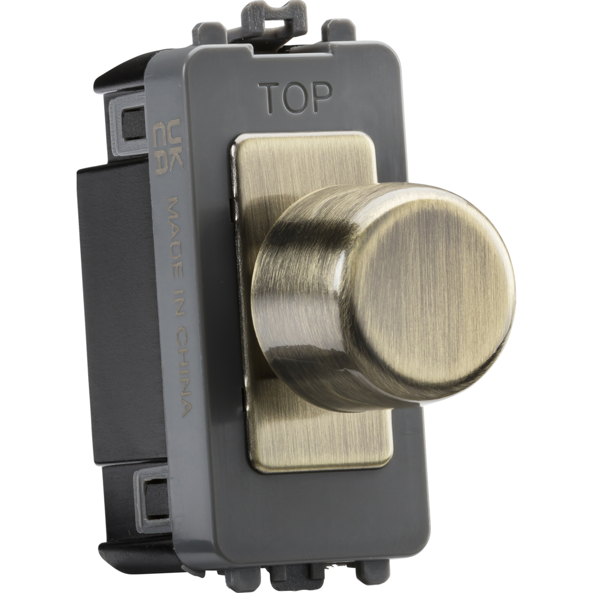 Knightsbridge GDM150IAB 2-way 10-150W (5-150W LED) Intelligent Dimmer - Antique Brass