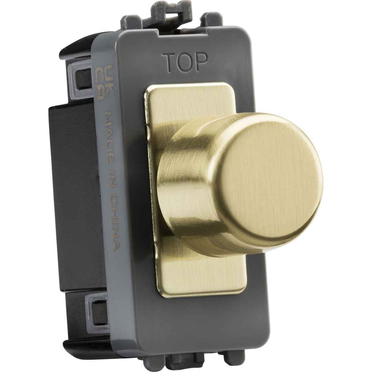 Knightsbridge GDM150IBB 2-way 10-150W (5-150W LED) Intelligent Dimmer - Brushed Brass