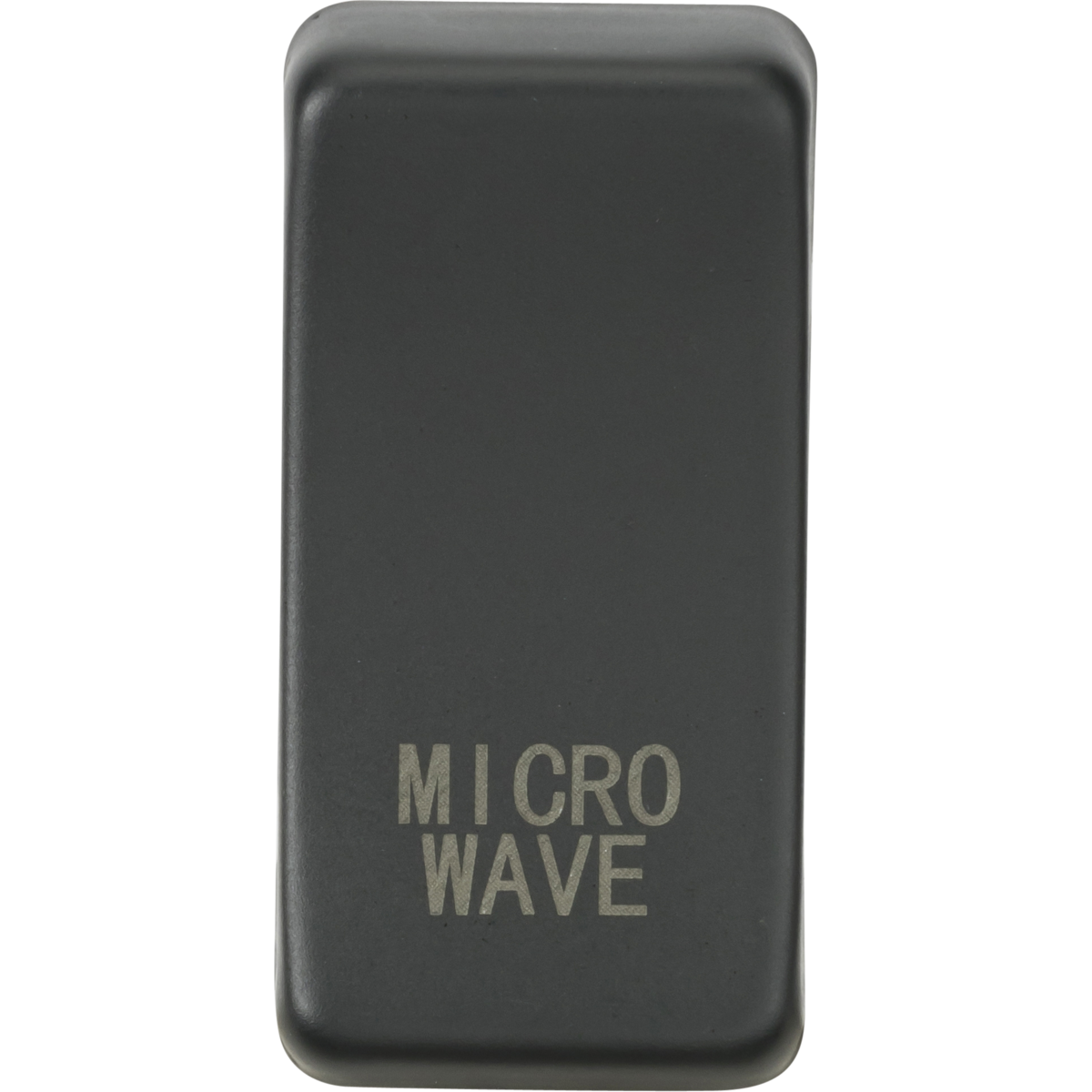 Knightsbridge GDMICROAT Switch cover "marked MICROWAVE" anthracite