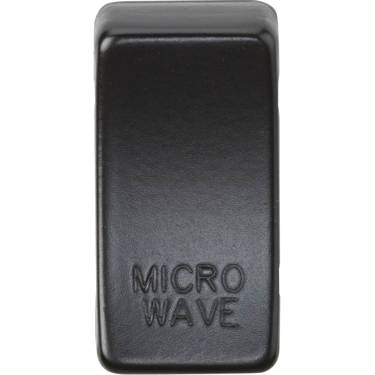Knightsbridge GDMICROMB Switch cover "marked MICROWAVE" matt black