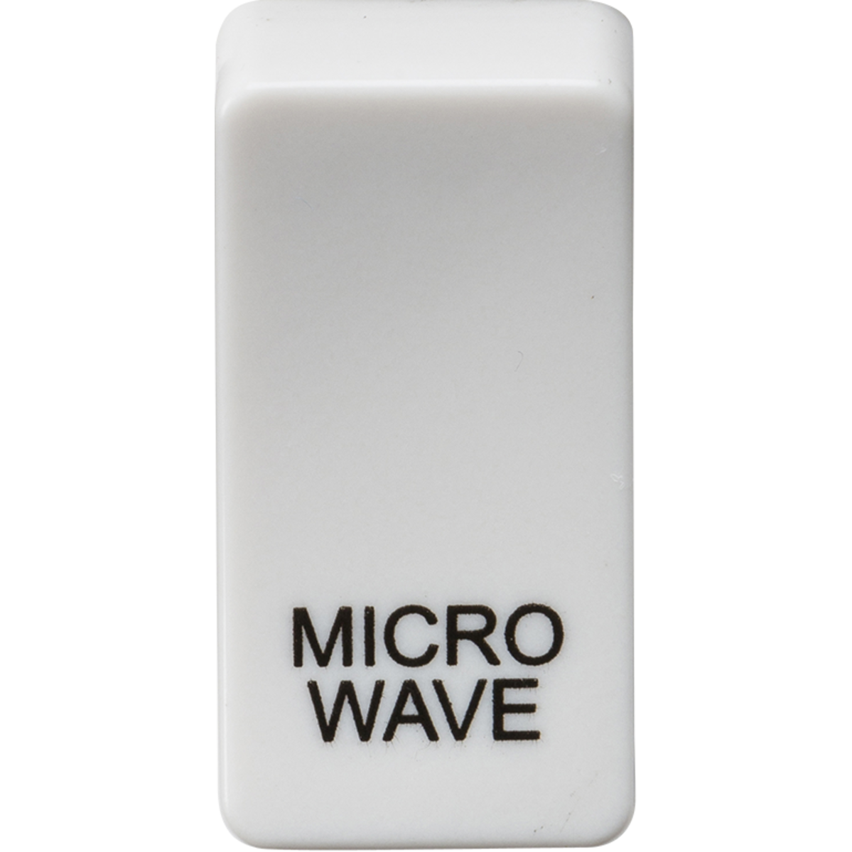 Knightsbridge GDMICROU Switch cover "marked MICROWAVE" white