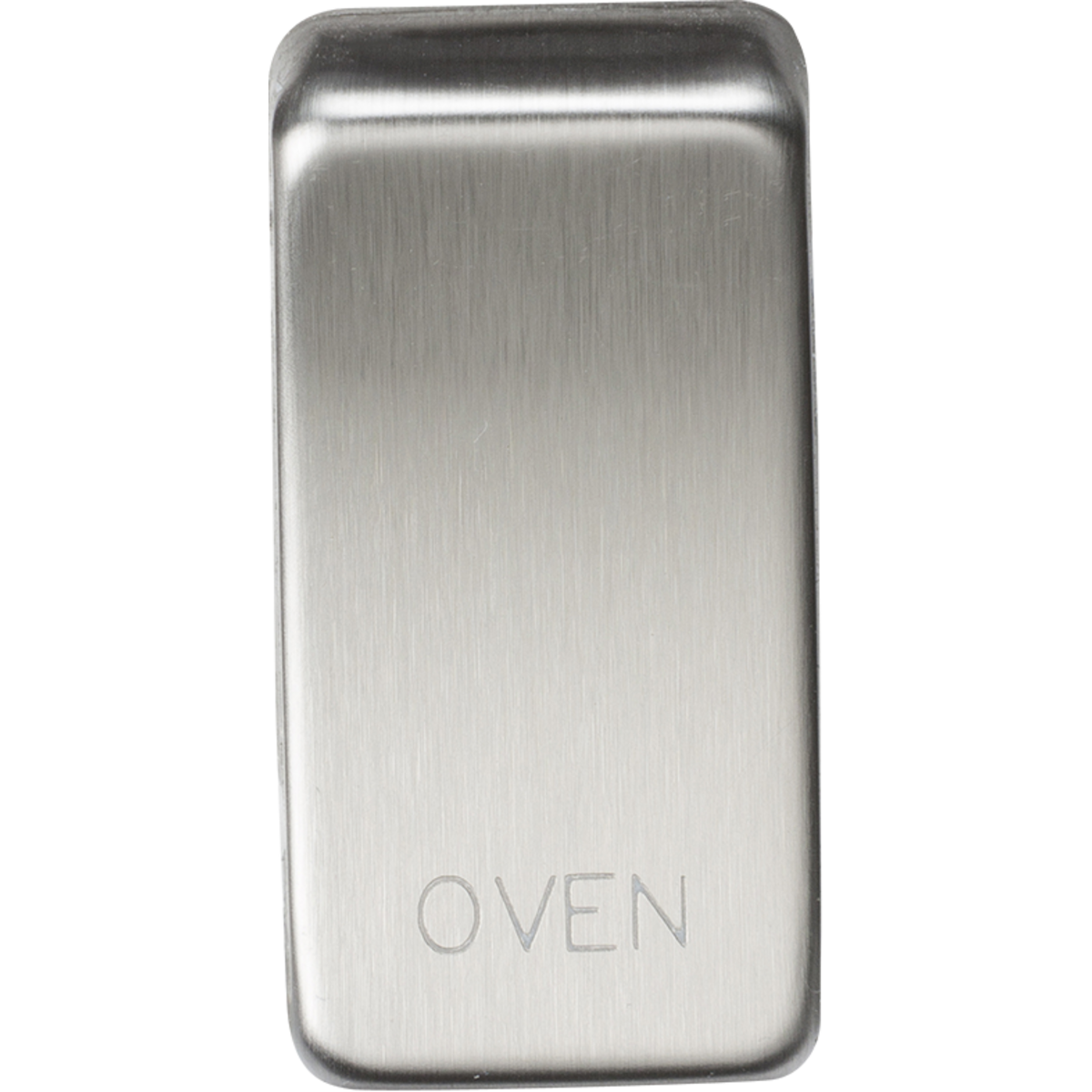 Knightsbridge GDOVENBC Switch cover "marked OVEN" brushed chrome