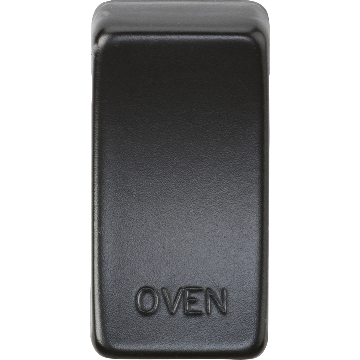 Knightsbridge GDOVENMB Switch cover "marked OVEN" matt black