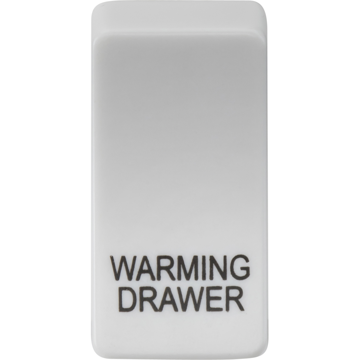 Knightsbridge GDWARMU Switch cover "marked WARMING DRAWER" white