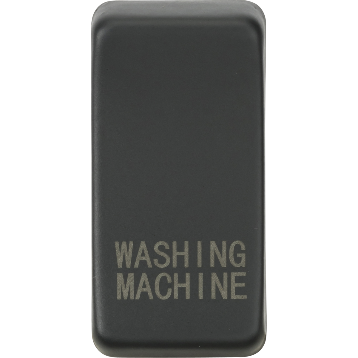 Knightsbridge GDWASHAT Switch cover "marked WASHING MACHINE" anthracite