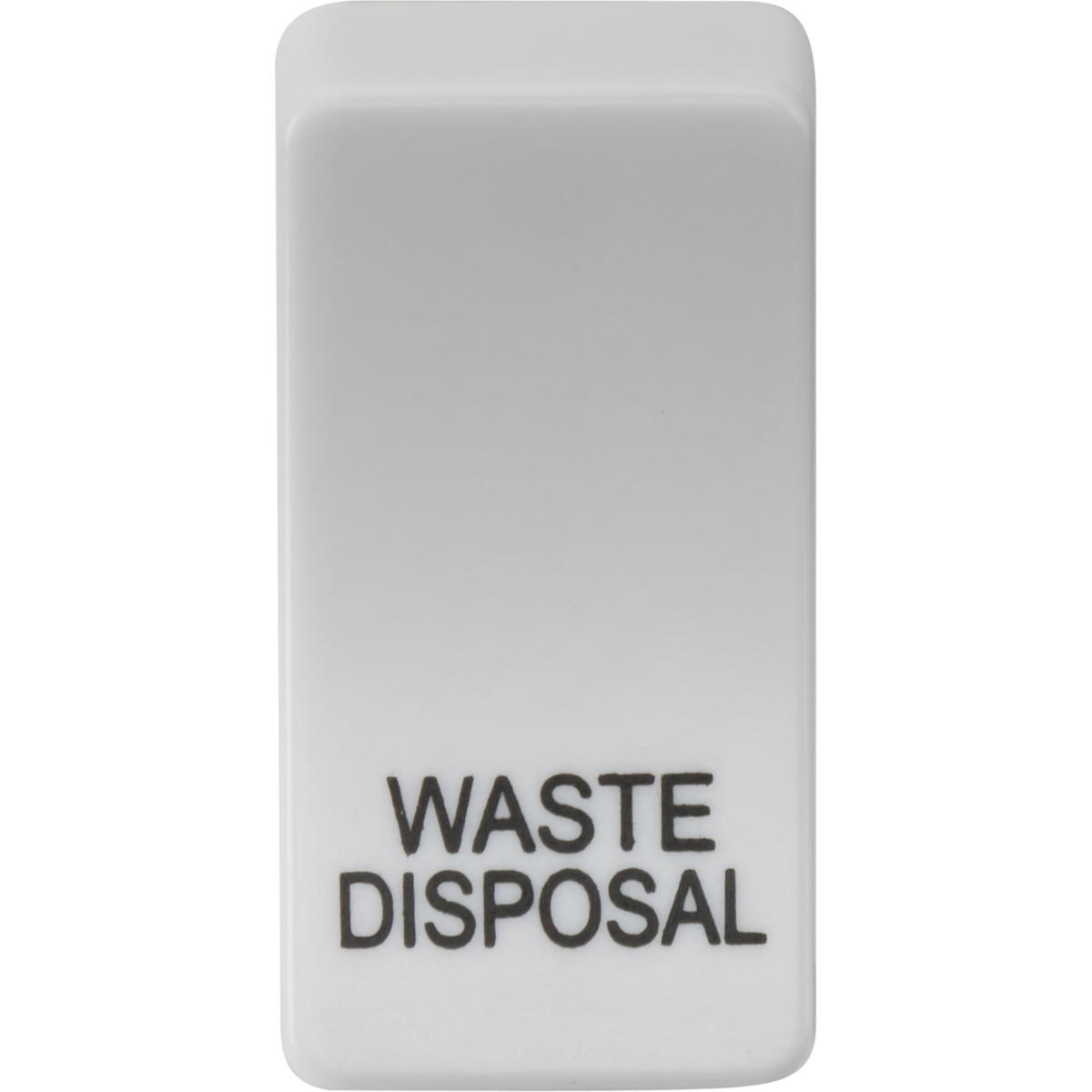 Knightsbridge GDWASTEU Switch cover "marked WASTE DISPOSAL" white
