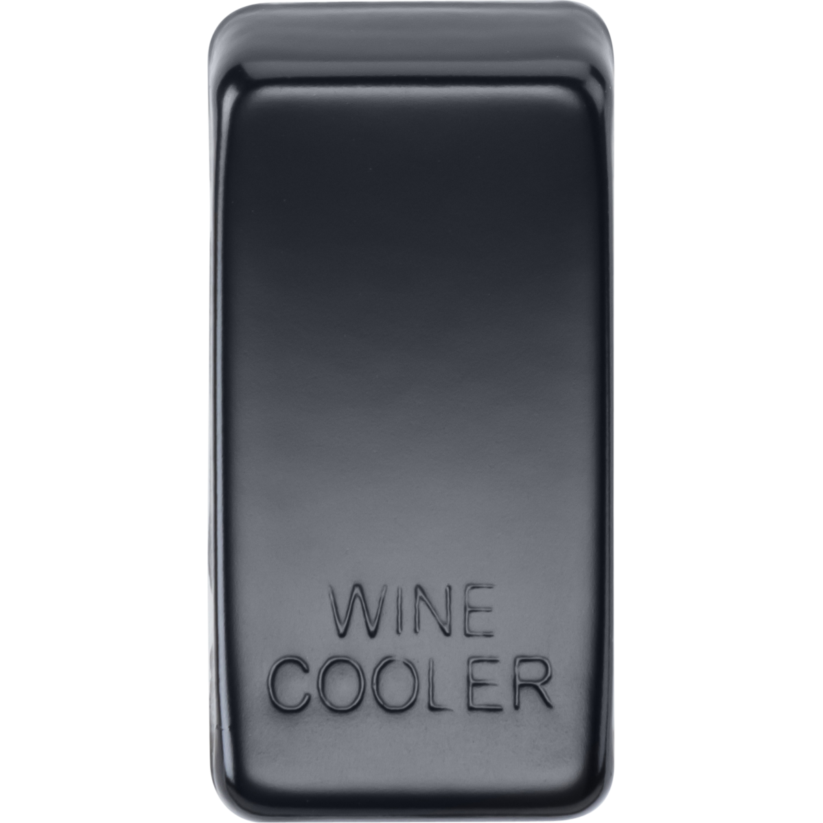Knightsbridge GDWINEMB Switch cover "marked WINE COOLER" matt black