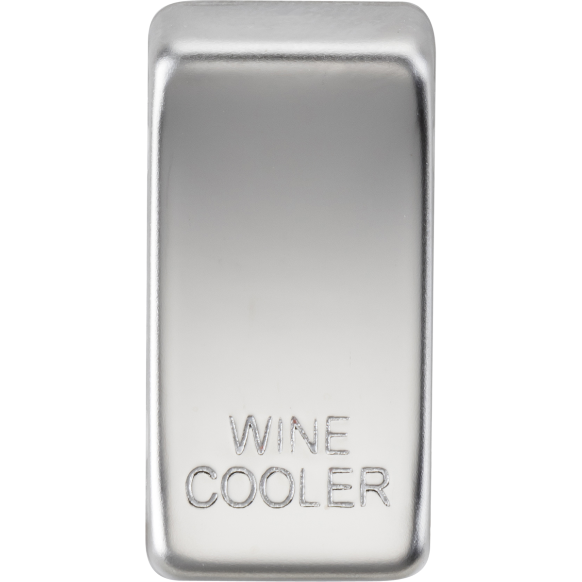 Knightsbridge GDWINEPC Switch cover "marked WINE COOLER" polished chrome