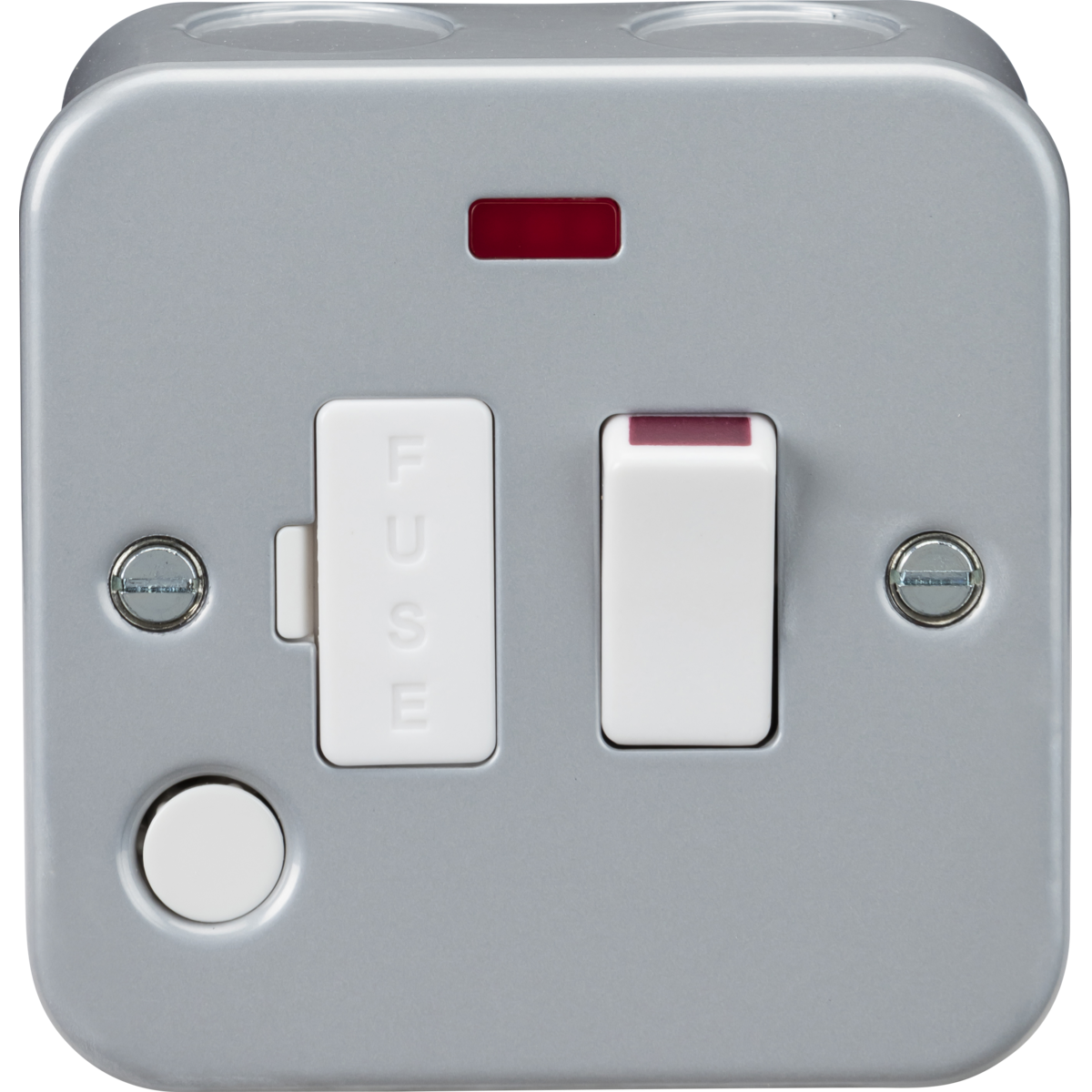 Knightsbridge M6300NF 13A Switched Fused Spur with Neon and Flex Outlet