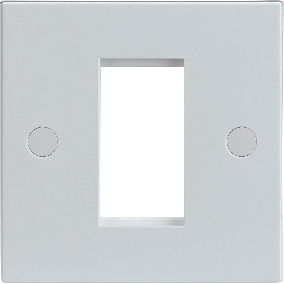 Knightsbridge NET1GWH 1G Modular Faceplate - White