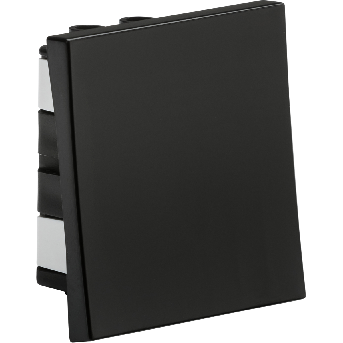 Knightsbridge NET2WBK 20AX 1G 2-way modular wide rocker switch (50x50mm) - Black