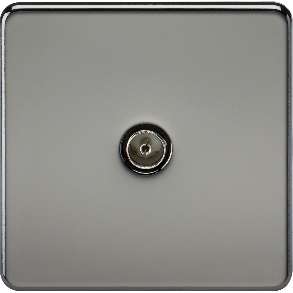 Knightsbridge SF0100BN TV Outlet (Non-Isolated) Black Nickel