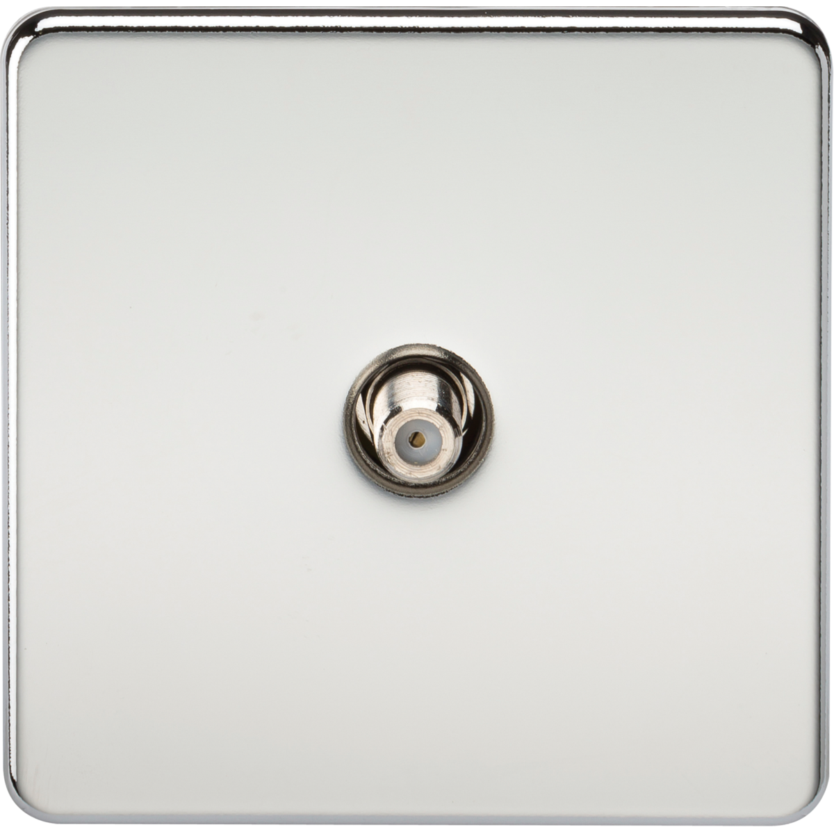 Knightsbridge SF0150PC SAT TV Outlet (Non-Isolated) Polished Chrome