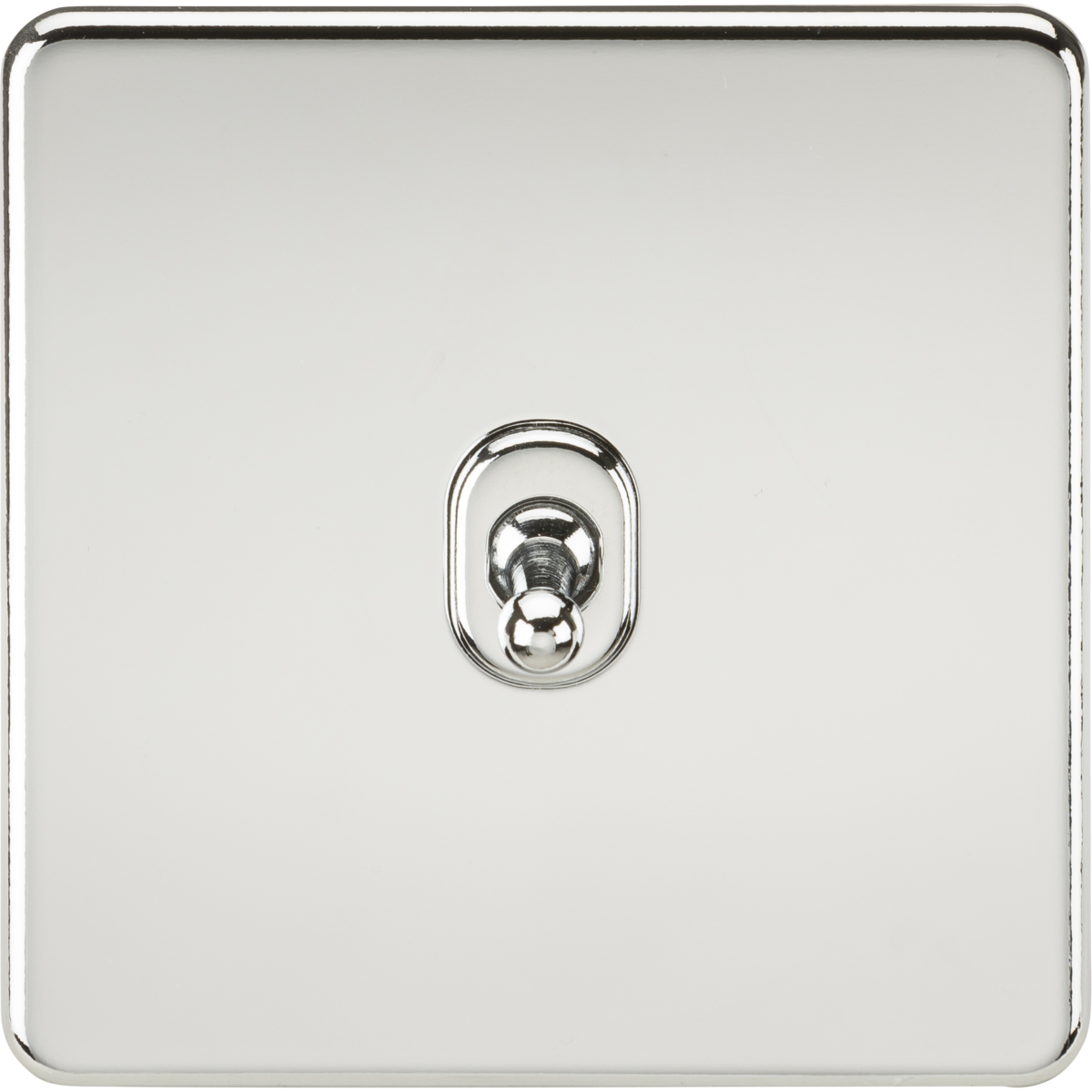 Knightsbridge SF12TOGPC 10AX 1G Intermediate Toggle Switch Polished Chrome