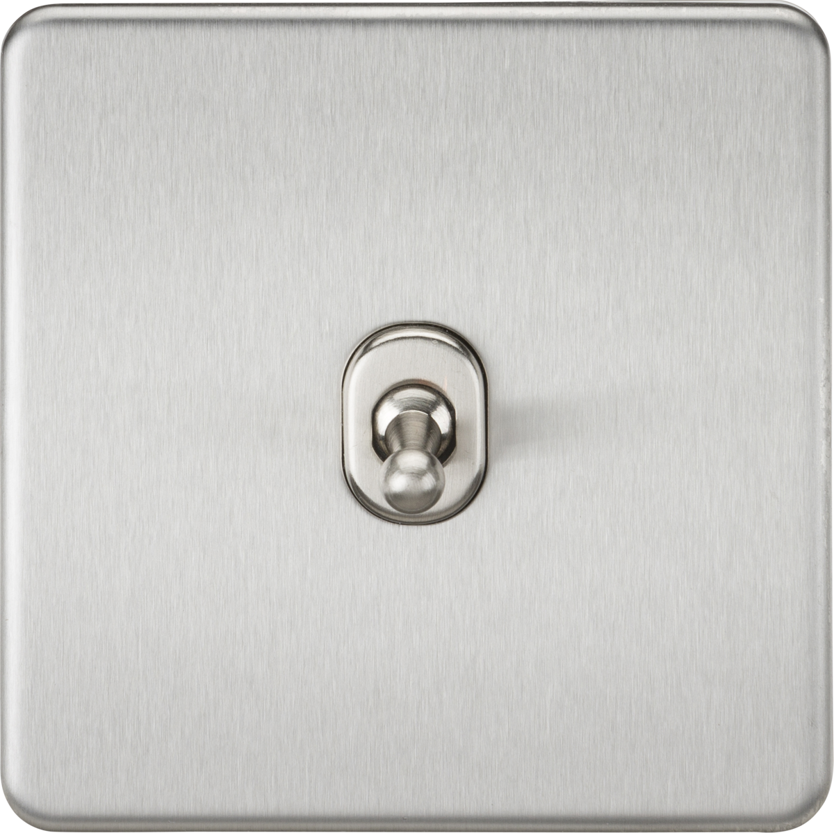 Knightsbridge SF1TOGBC 10AX 1G 2-way Toggle Switch Brushed Chrome