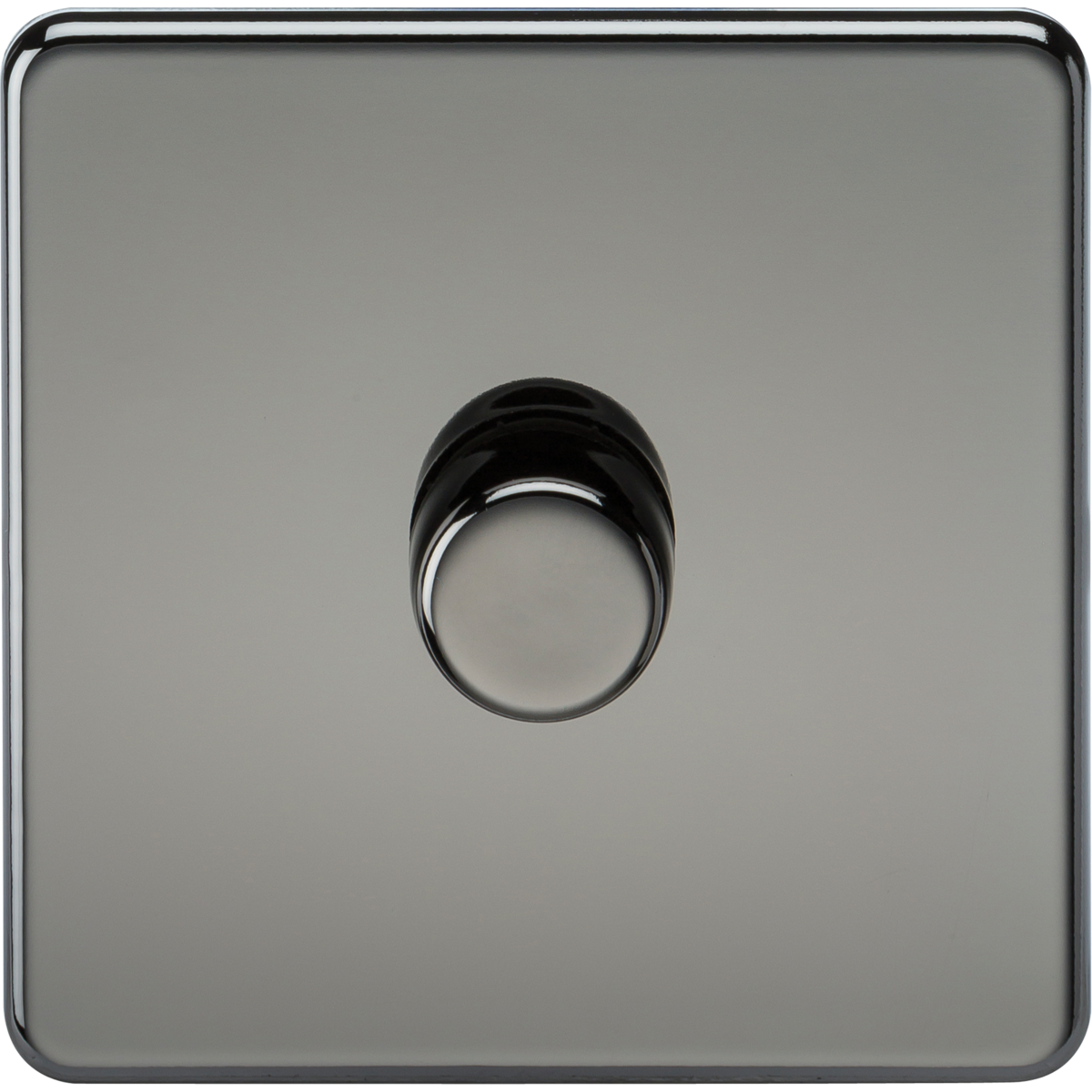 Knightsbridge SF2191BN 1G 2-way 10-200W (5-150W LED) Intelligent dimmer Black Nickel