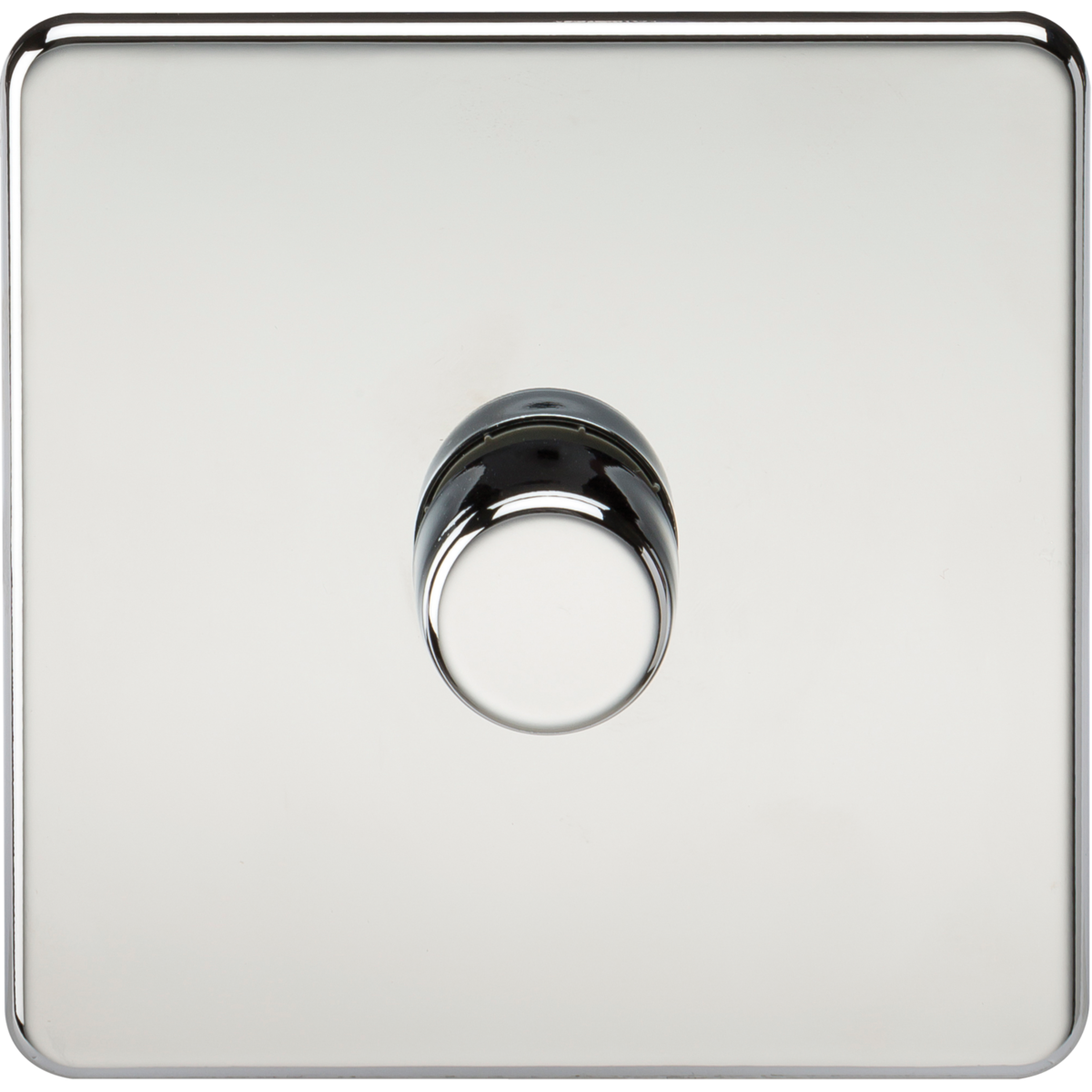 Knightsbridge SF2191PC 1G 2-way 10-200W (5-150W LED) Intelligent dimmer Polished Chrome