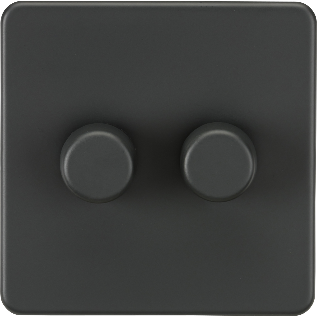 Knightsbridge SF2192AT 2G 2-way 10-200W (5-150W LED) Intelligent dimmer Anthracite