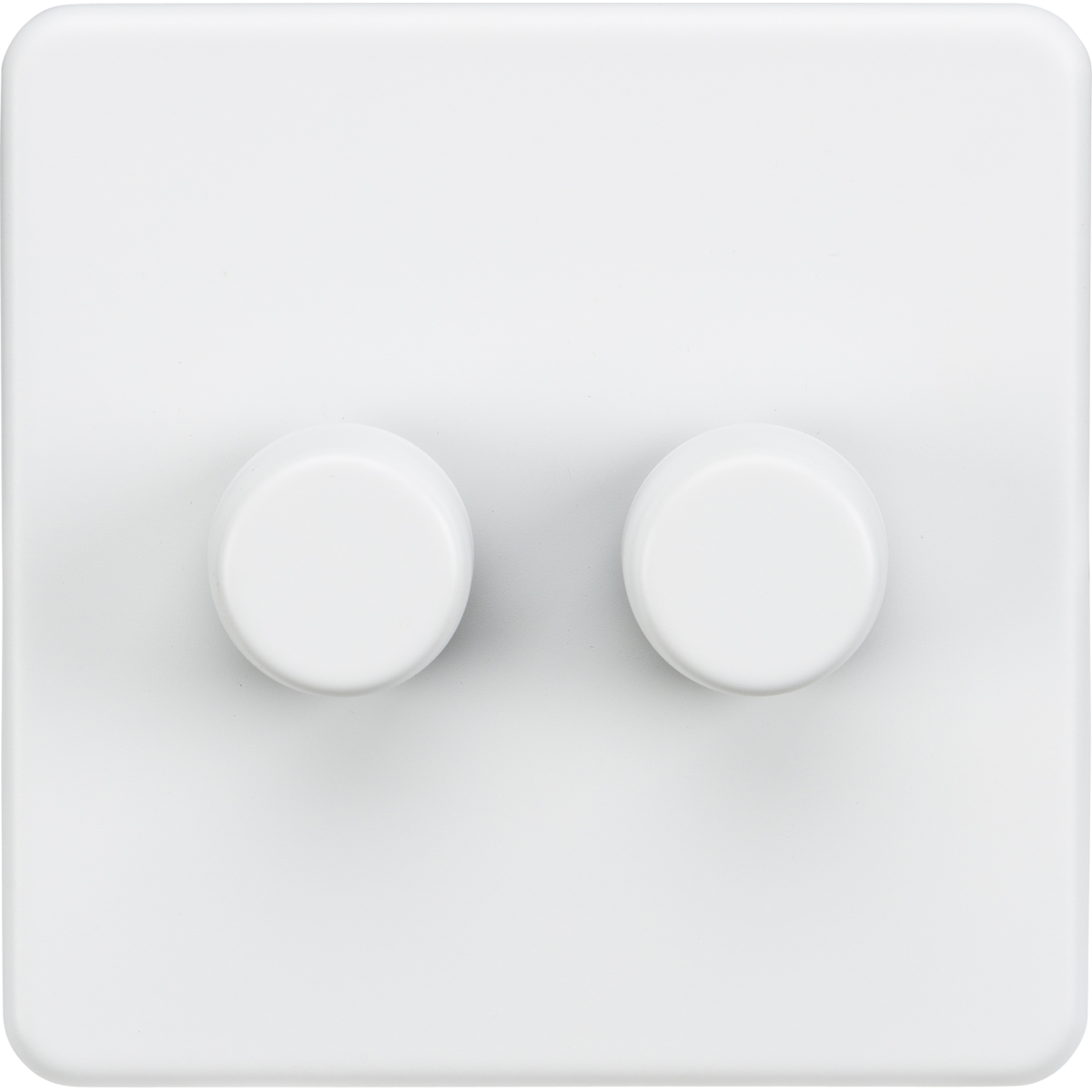 Knightsbridge SF2192MW 2G 2-way 10-200W (5-150W LED) Intelligent dimmer Matt White