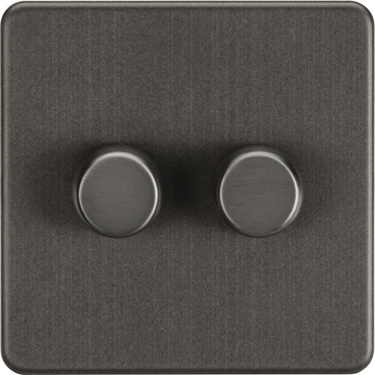 Knightsbridge SF2192SB 2G 2-way 10-200W (5-150W LED) Intelligent dimmer Smoked Bronze