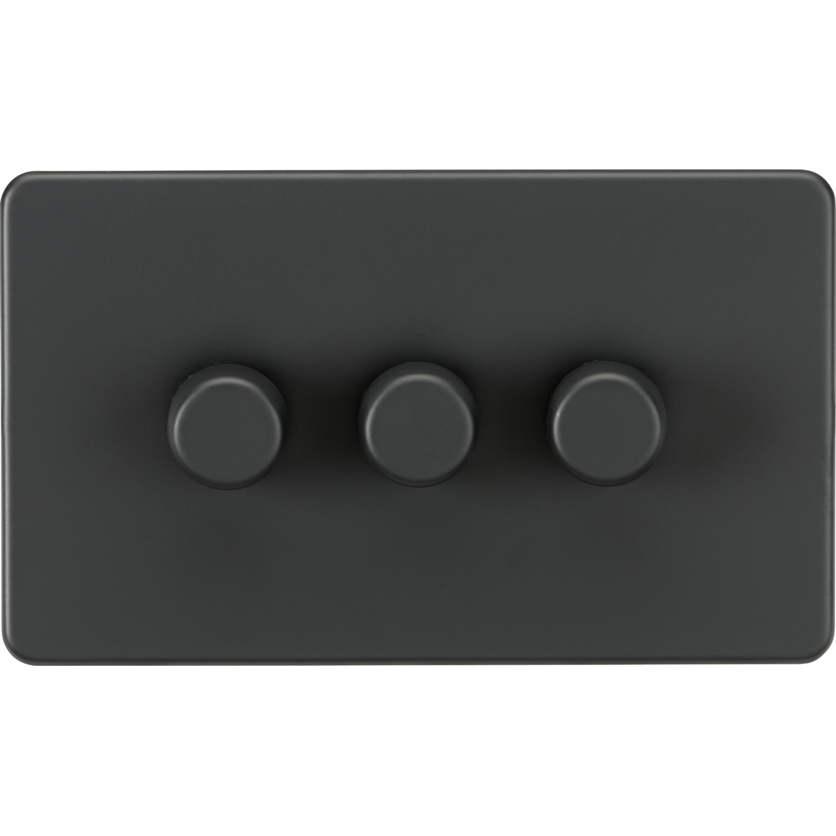 Knightsbridge SF2193AT 3G 2-way 10-200W (5-150W LED) Intelligent dimmer Anthracite