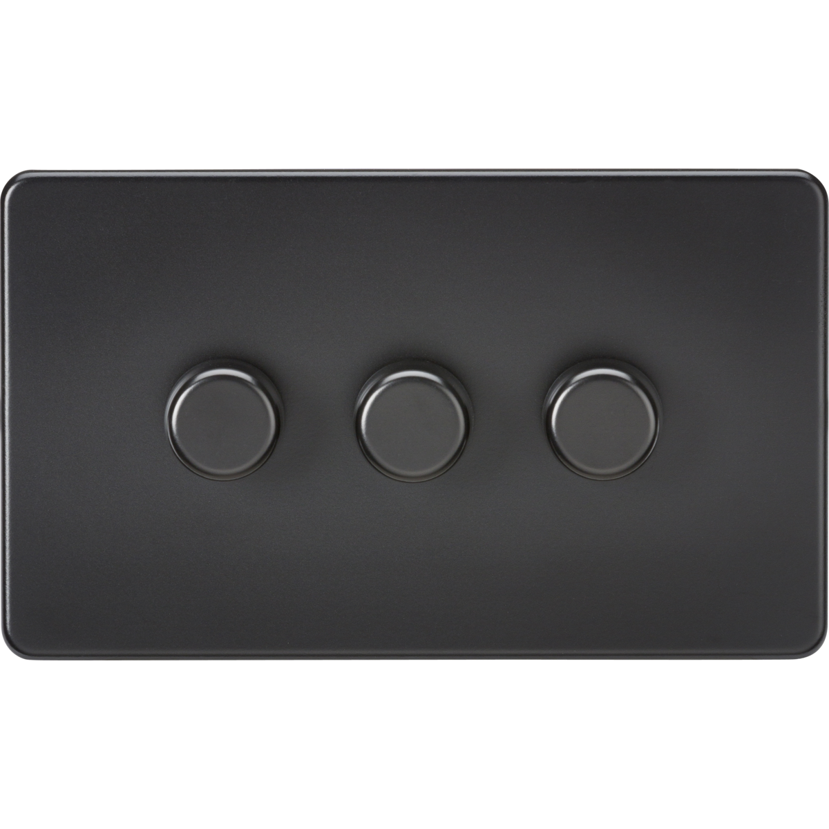 Knightsbridge SF2193MBB 3G 2-way 10-200W (5-150W LED) Intelligent dimmer Matt Black