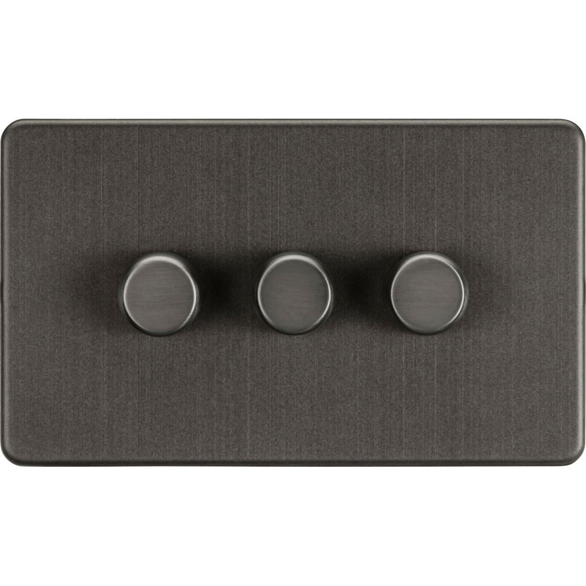 Knightsbridge SF2193SB 3G 2-way 10-200W (5-150W LED) Intelligent dimmer Smoked Bronze