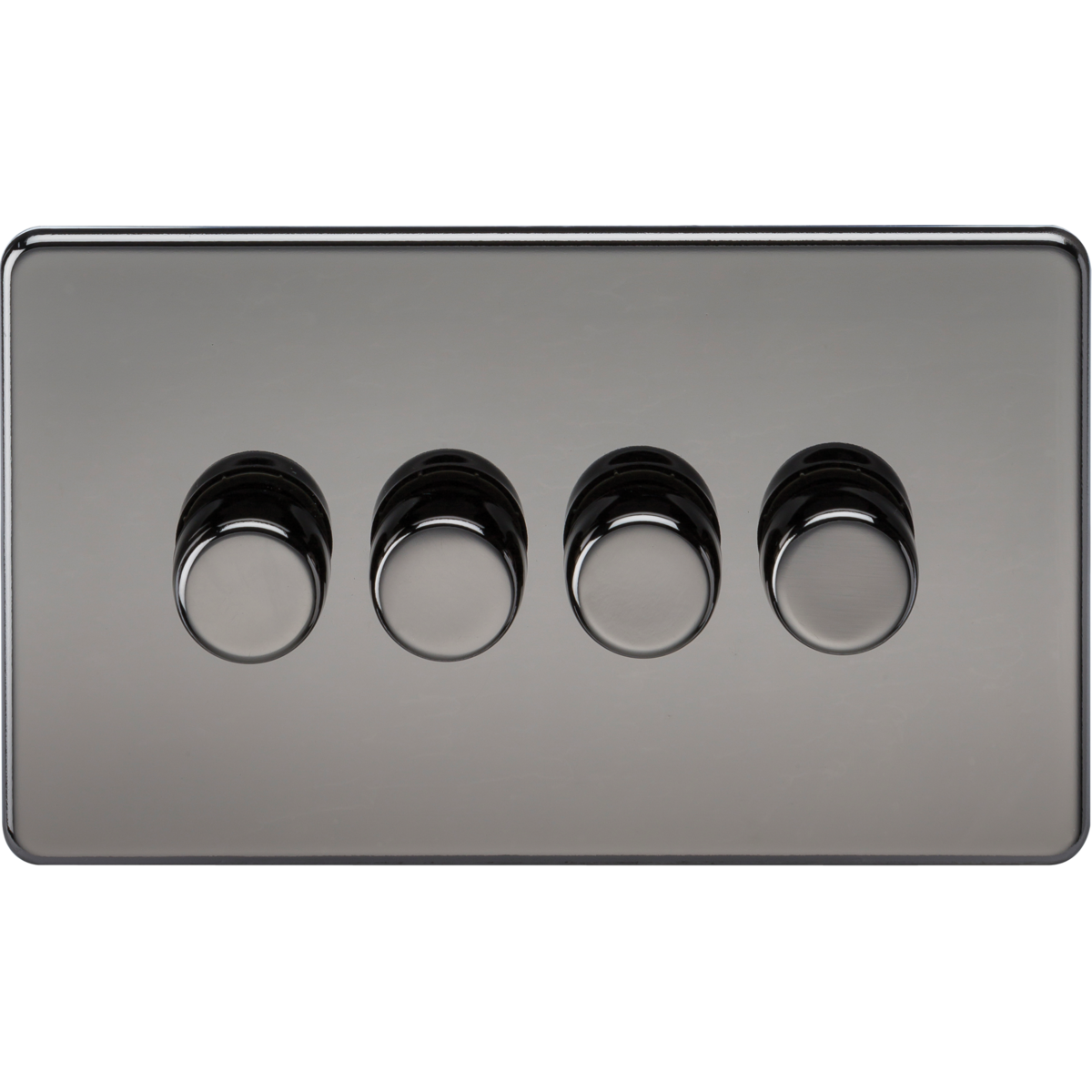 Knightsbridge SF2194BN 4G 2-way 10-200W (5-150W LED) Intelligent dimmer Black Nickel