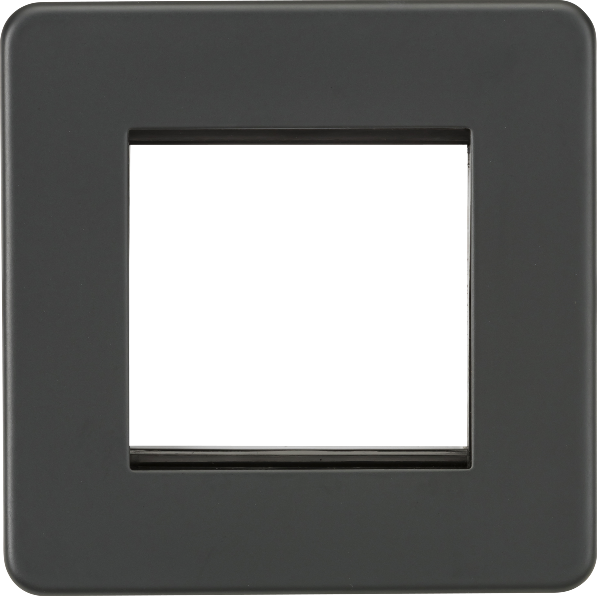 Knightsbridge SF2GAT 2G Modular Faceplate - Anthracite