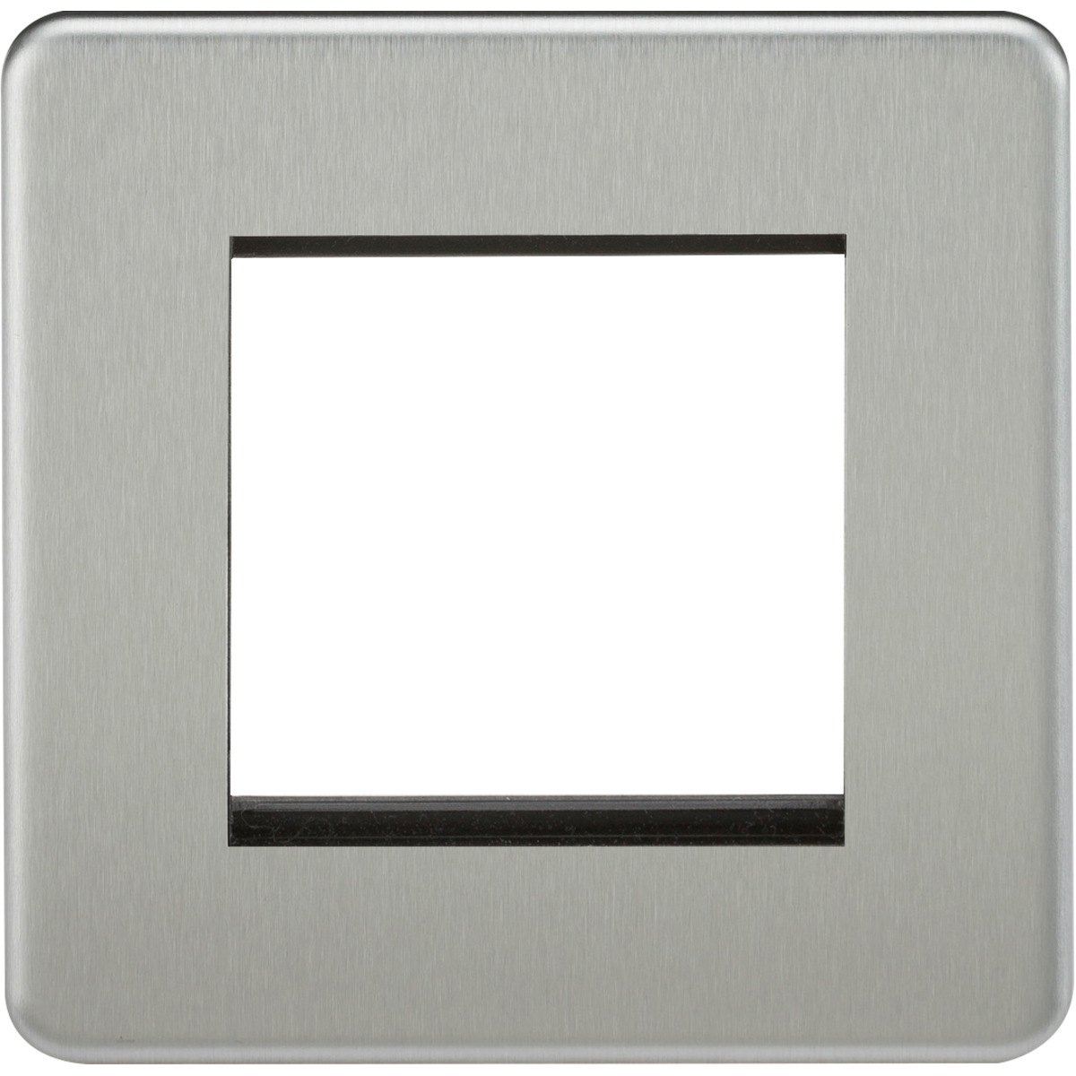 Knightsbridge SF2GBC 2G Modular Faceplate - Brushed Chrome