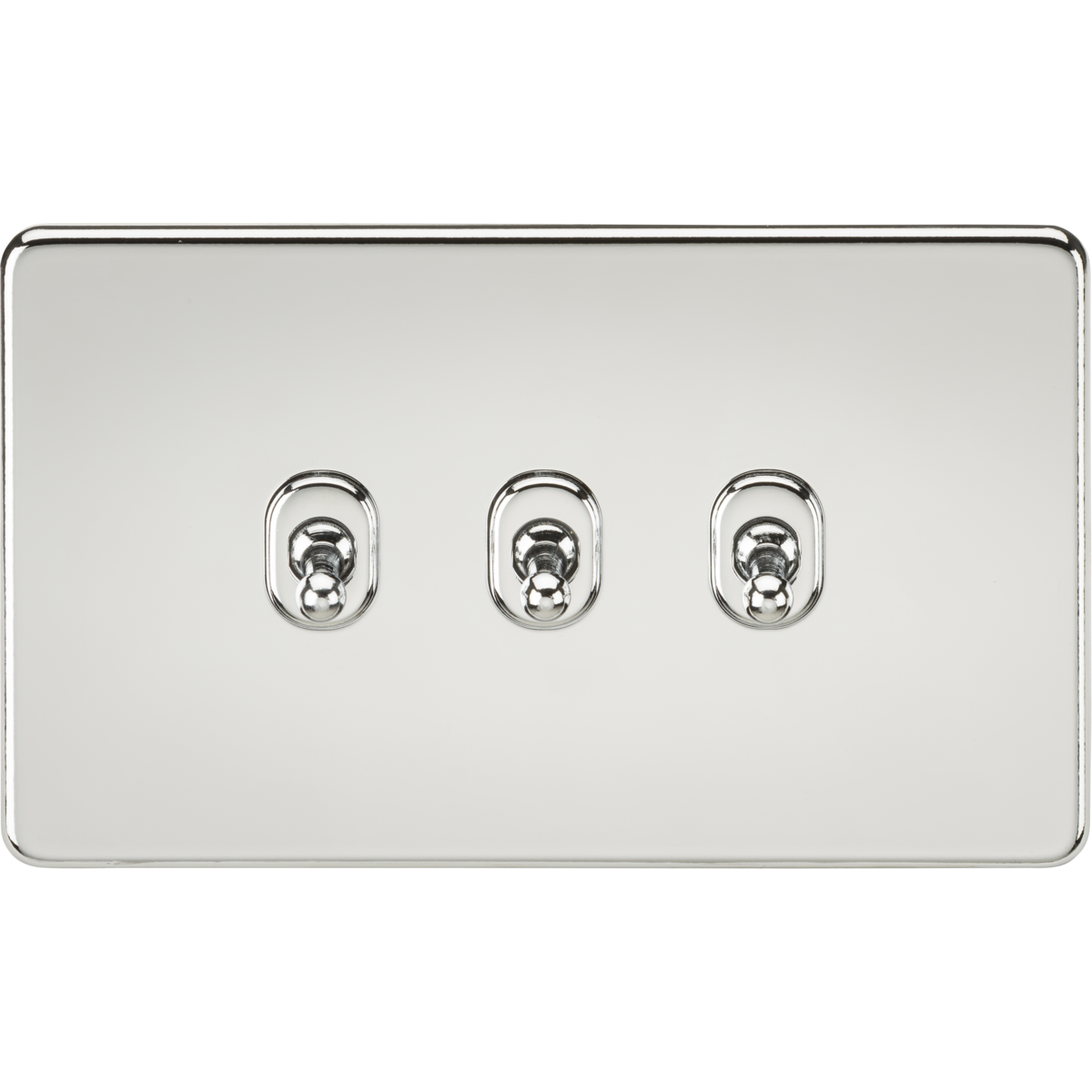 Knightsbridge SF3TOGPC 10AX 3G 2-way Toggle Switch Polished Chrome