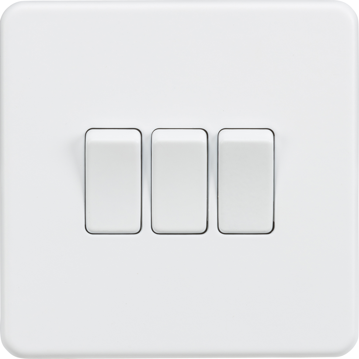Knightsbridge SF4000MW 10AX 3G 2-way Switch Matt White